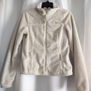 Hollister fleece jacket medium